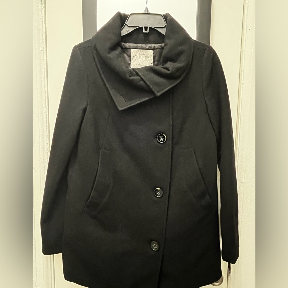 Bershka Black Coat for Women
